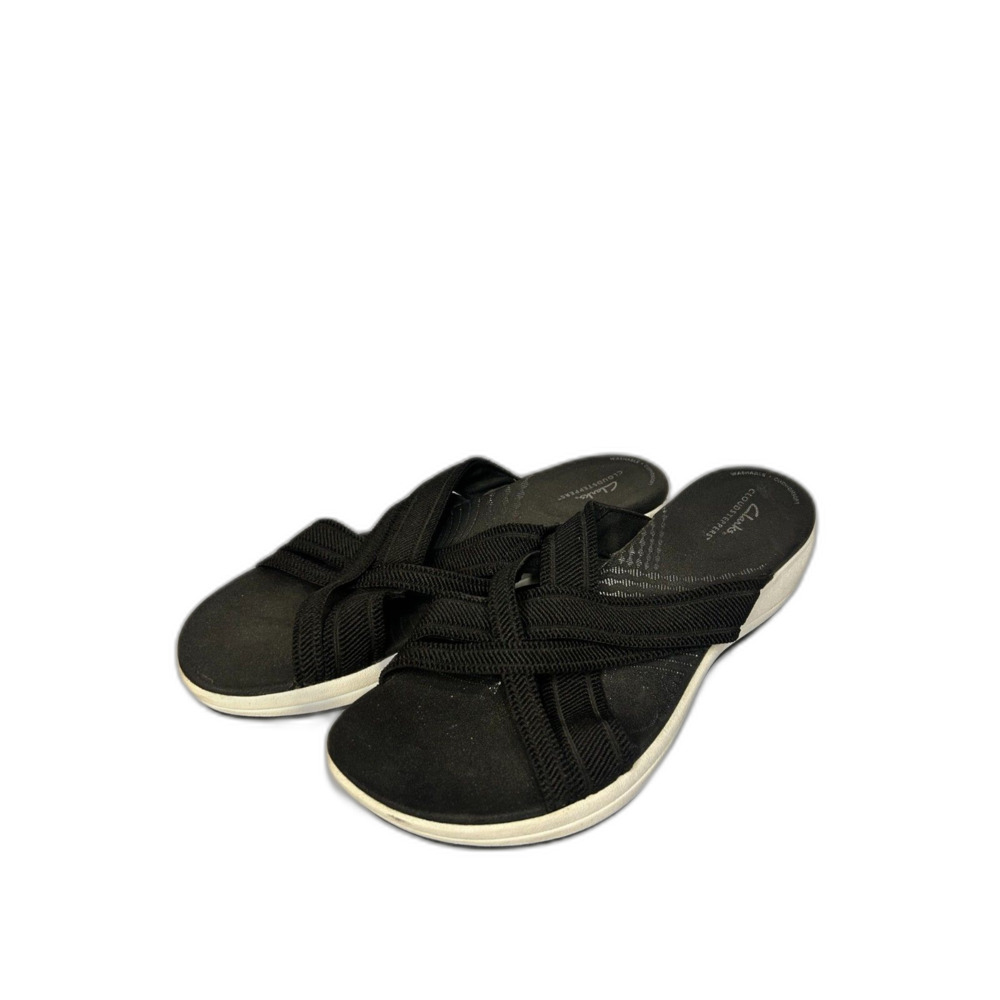 Clarks Women's Cloudsteppers Mira Isle Sandals Black - Size 10 Women's